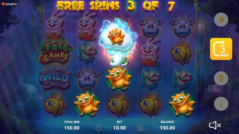 Wild Creatures slot screen 5