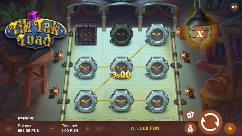 Tik Tak Toad slot screen 2