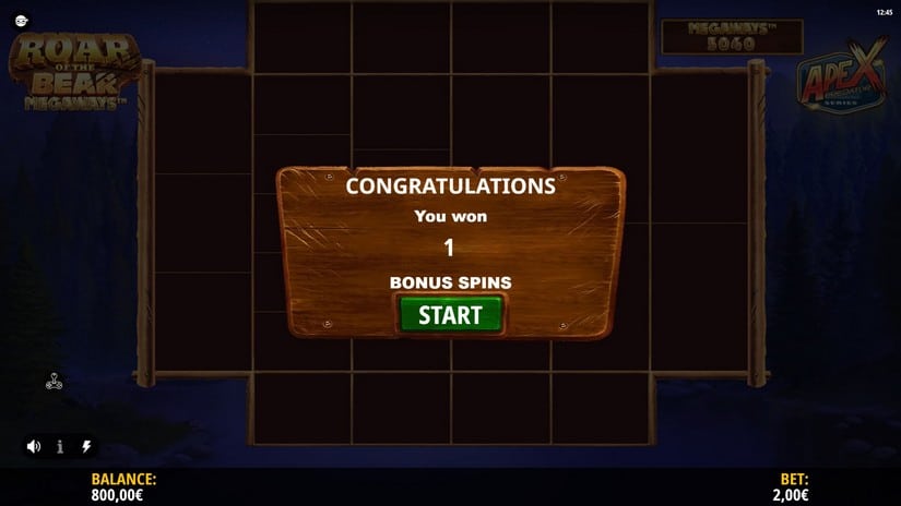 Roar of the Bear Megaways slot screen 2