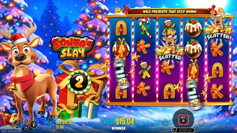 Santa’s Slay slot screen 4
