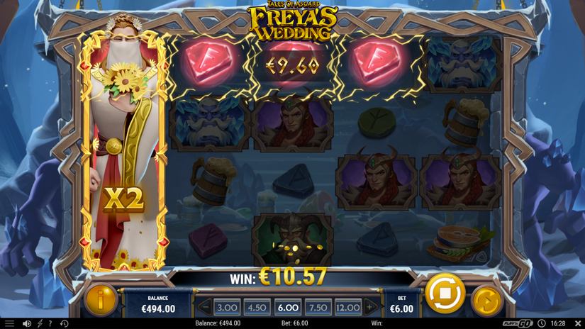 Tales of Asgard Freya’s Wedding slot screen 6