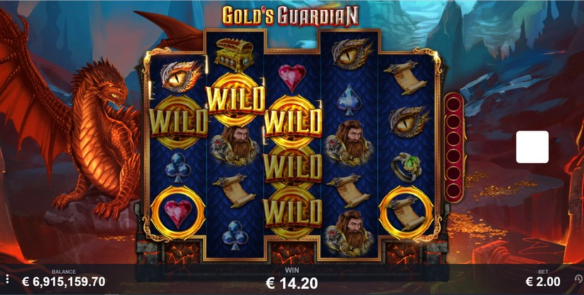 Gold’s Guardian slot screen 3