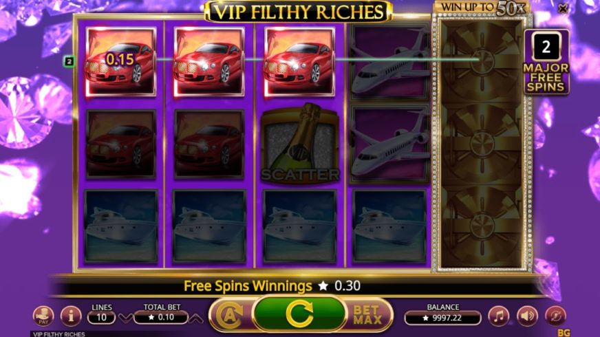 VIP Filthy Riches slot screen 5