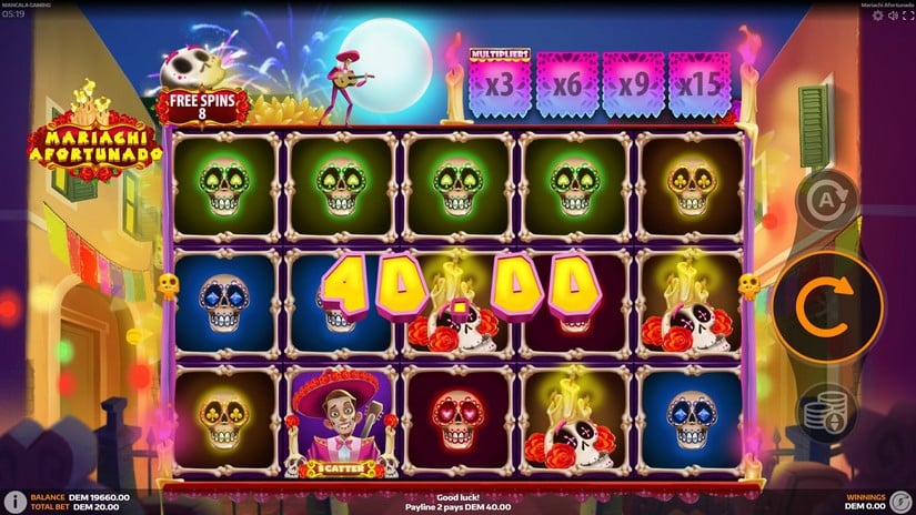 Mariachi Afortunado slot screen 4