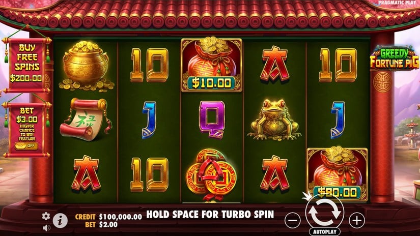 Greedy Fortune Pig slot screen 1