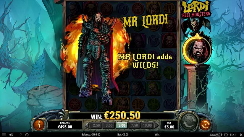 Lordi Reel Monsters slot screen 6