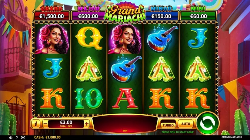 Grand Mariachi slot screen 1