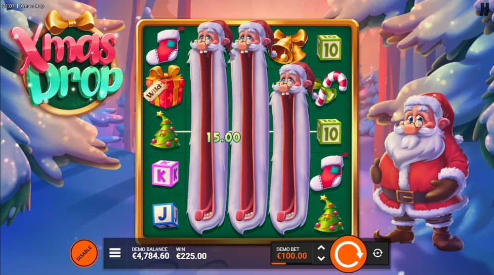 Xmas Drop expanding wilds