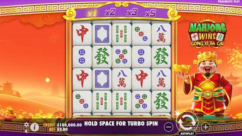 Mahjong Wins Gong Xi Fa Cai slot screen 1