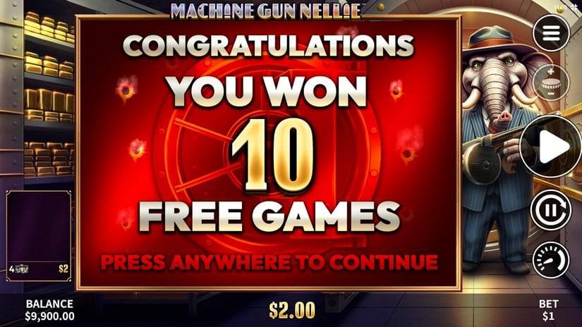 Machine Gun Nellie slot screen 3