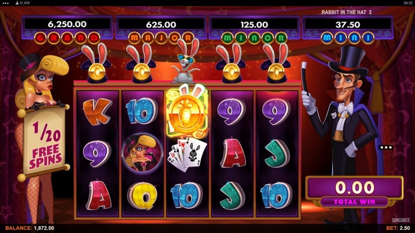 Rabbit in the Hat 2 slot screen 3
