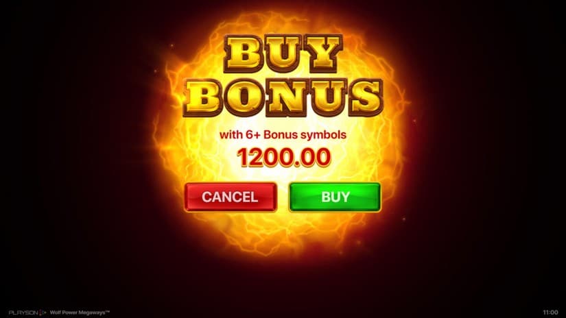 Wolf Power Megaways slot screen 3