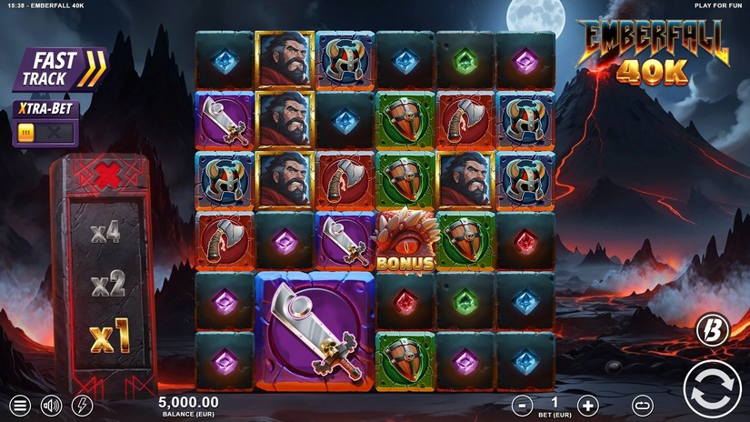 Emberfall 40K slot screen 1