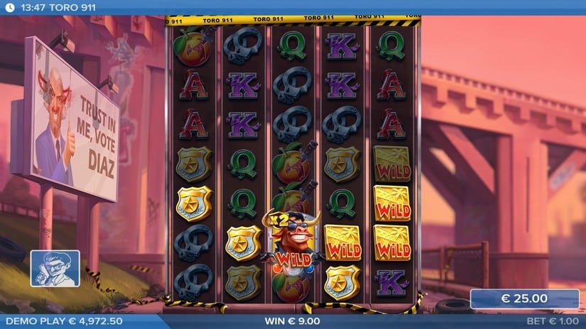 Toro 911 slot screen 3