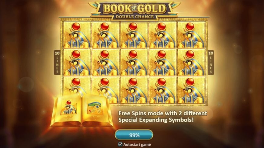 Book of Gold: Double Chance slot screen 4