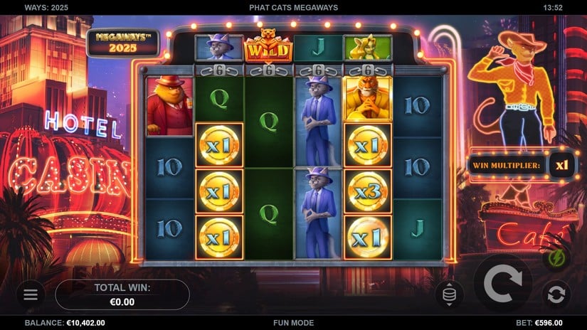 Phat Cats Megaways slot screen 4