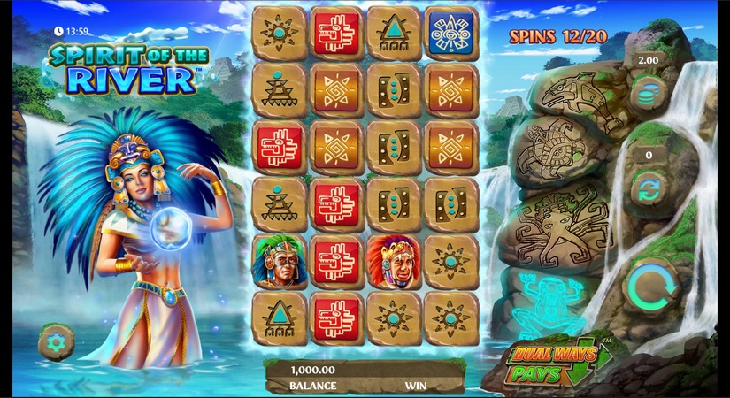 Spirit of the River slot screen 1