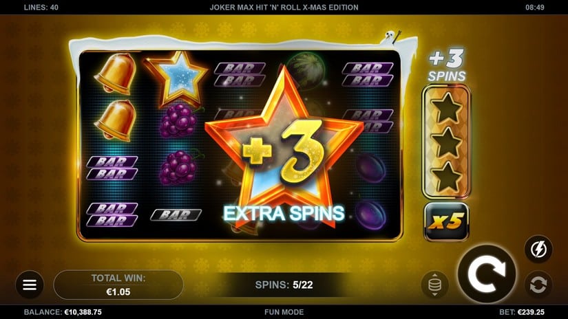 Joker Max: Hit ‘n’ Roll Xmas Edition slot screen 5