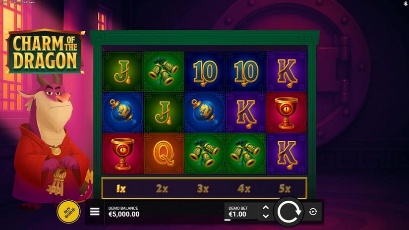 Charm of the Dragon slot screen 1
