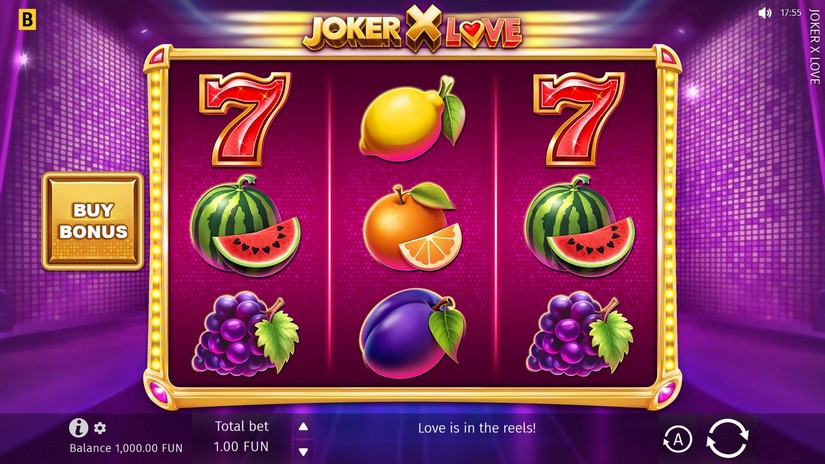 Joker X Love slot screen 1