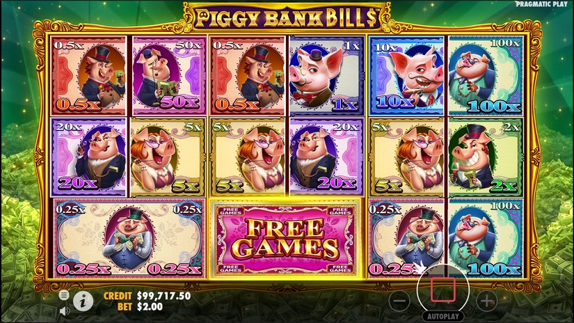 Piggy Bank Bills slot screen 5