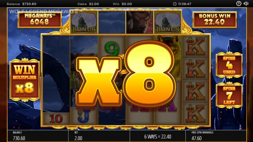 Wolf Legend Megaways slot screen 6