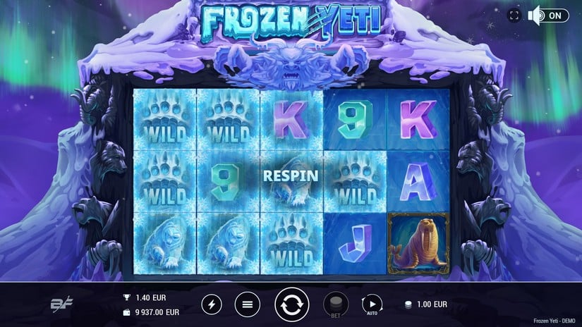 Frozen Yeti slot screen 4