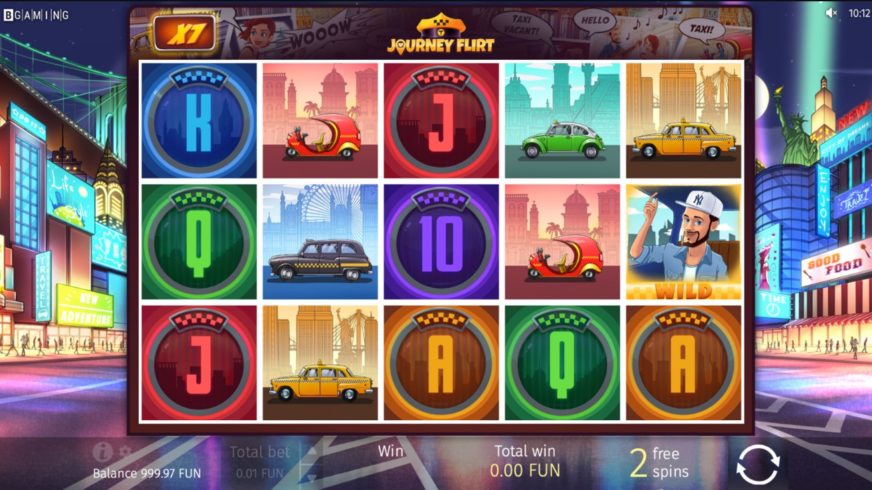 Journey Flirt slot screen 2