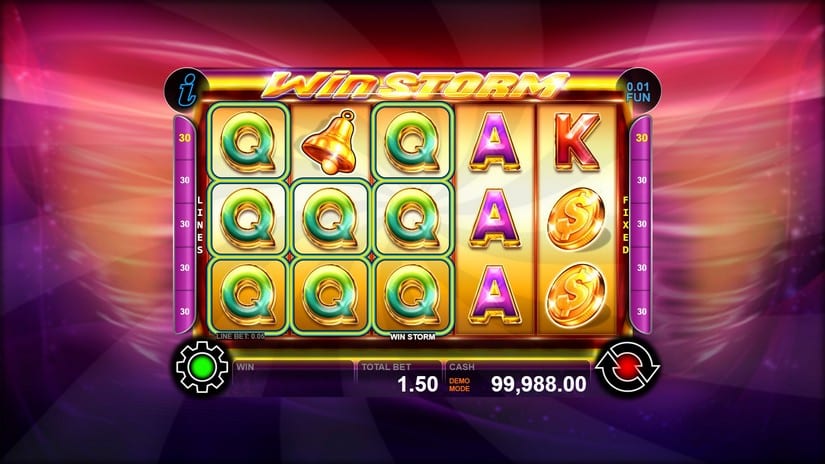 Winstorm slot screen 2