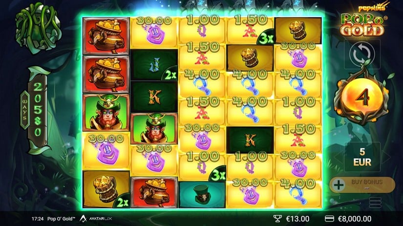 Pop O’ Gold PopWins slot screen 4