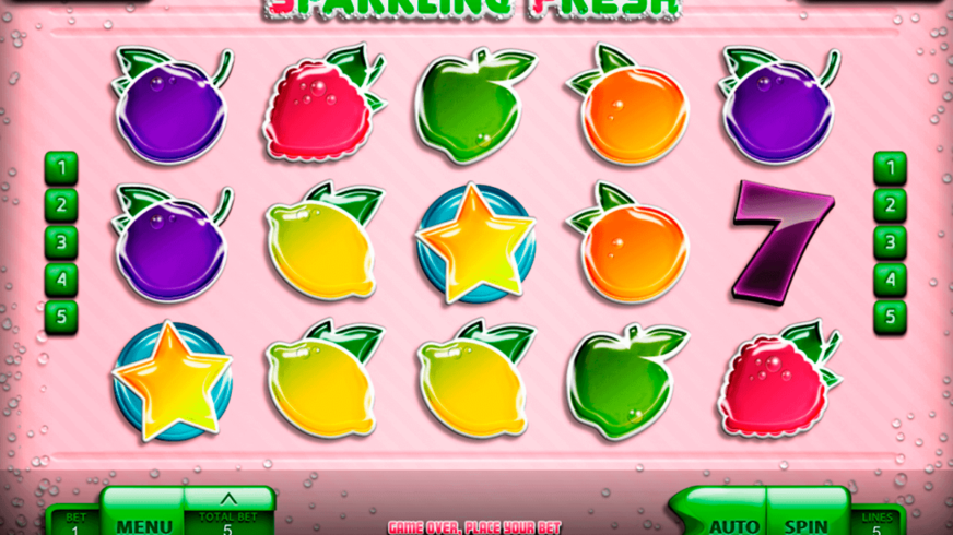 Sparkling Fresh slot screen 2