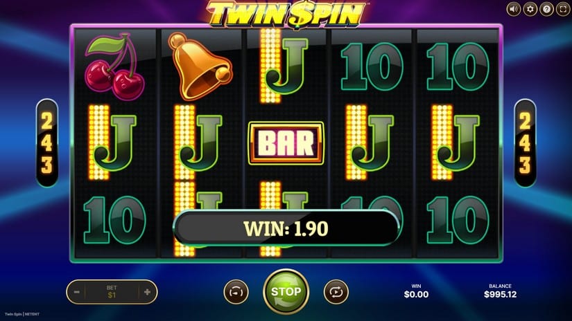 Twin Spin slot screen 3