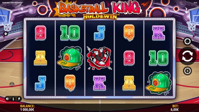 Basketball King Hold and Win slot screen 1