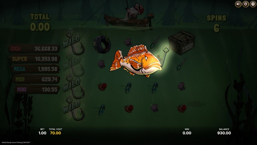 Rabid Randy Gone Fishing slot screen 3