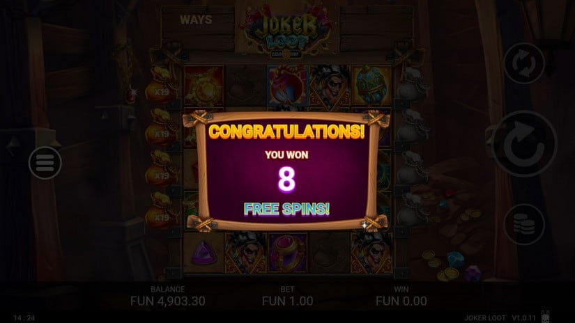 Joker Loot slot screen 5