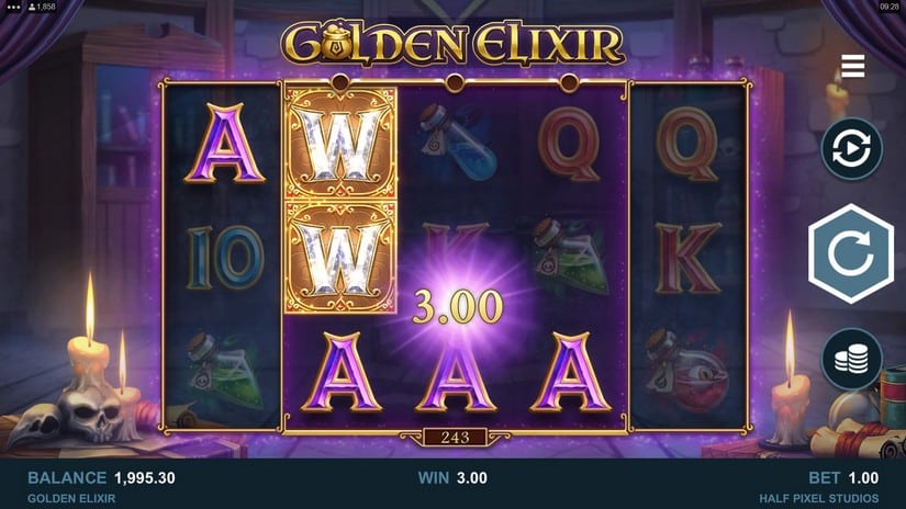 Golden Elixir slot screen 2