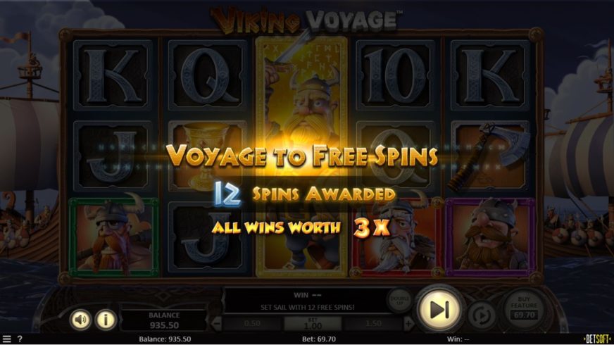 Viking Voyage slot screen 5