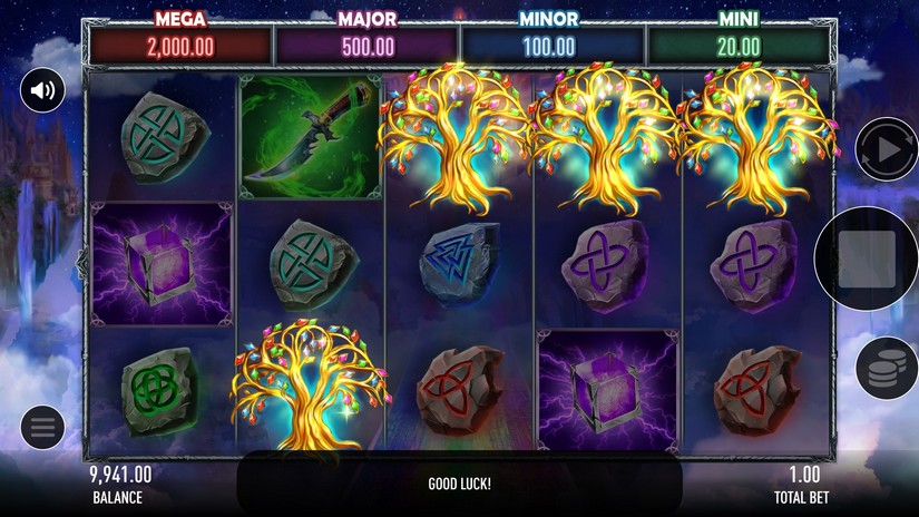 Asgardian God slot screen 3