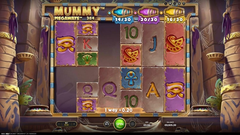 Mummy Megaways slot screen 3