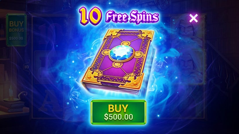 Book of Wizard Double Chance slot screen 1