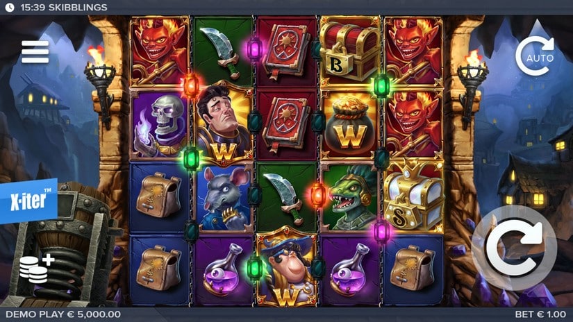 Skibblings slot screen 1