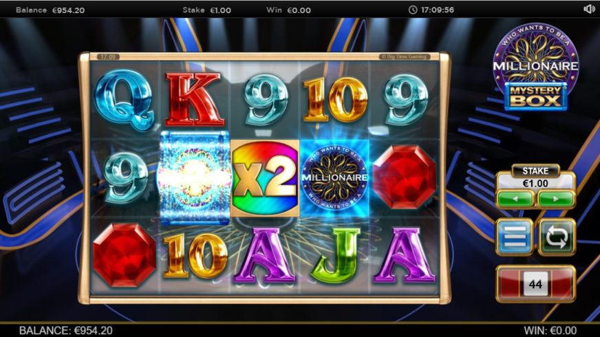 Who Wants to Be a Millionaire Mystery Box slot screen 2