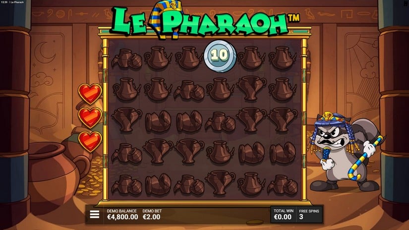 Le Pharaoh slot screen 4