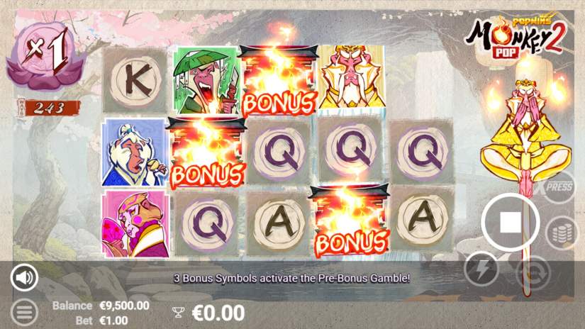 MonkeyPop 2 slot screen 4