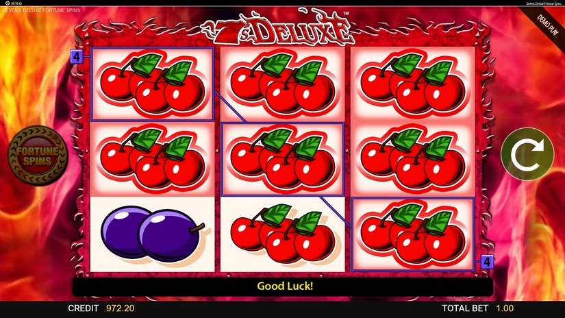 7’s Deluxe Fortune Spins slot screen 2
