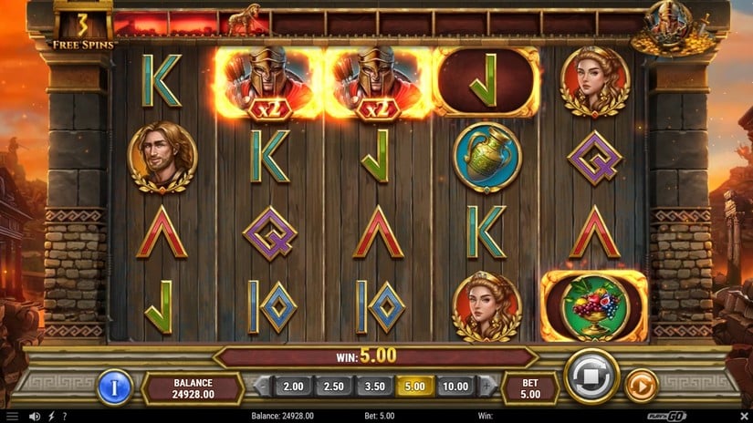 Gates of Troy slot screen 5