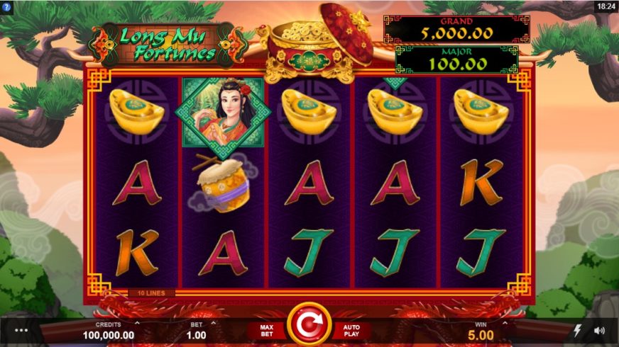Long Mu Fortunes slot screen 1