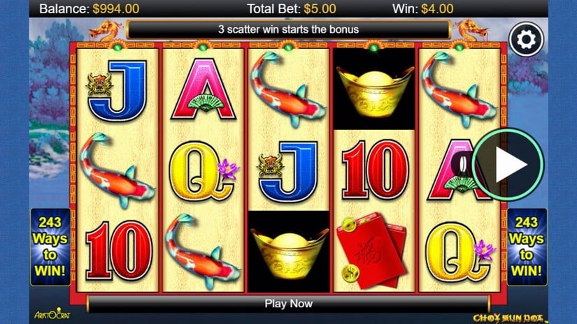 Choy Sun Doa slot screen 2