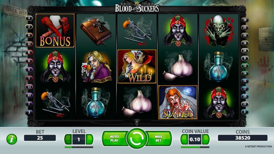 Blood Suckers slot screen 1
