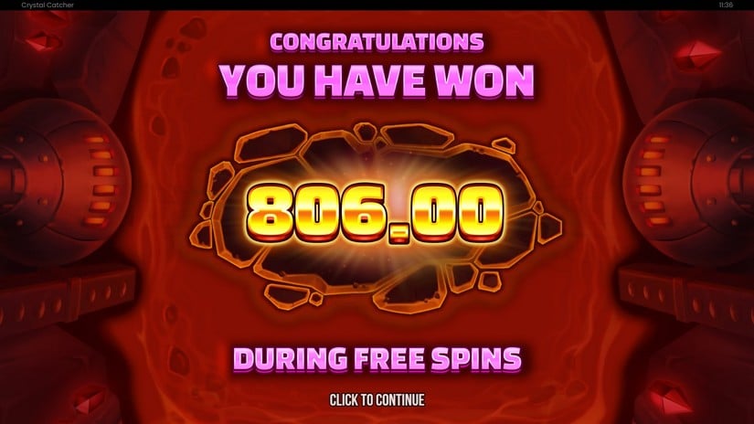 Crystal Catcher slot screen 5